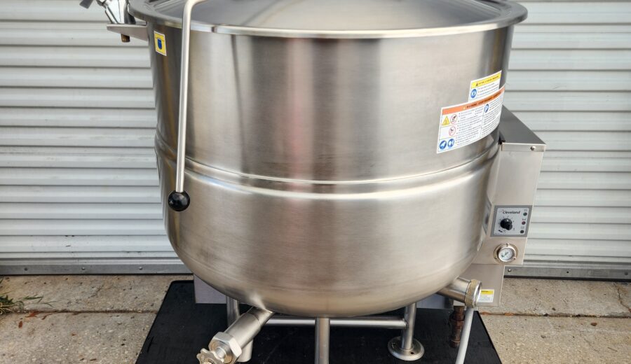 2015 Cleveland 80 Gallon Natural Gas Stationary Steam Kettle